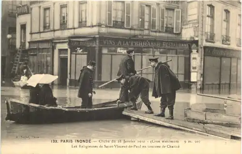 Paris - La Crue de la Seine 1910 -697822