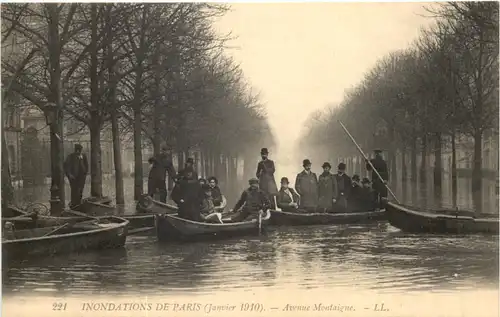 Paris - La Crue de la Seine 1910 -697836
