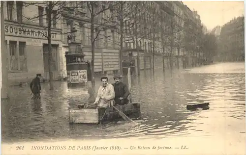 Paris - La Crue de la Seine 1910 -697820