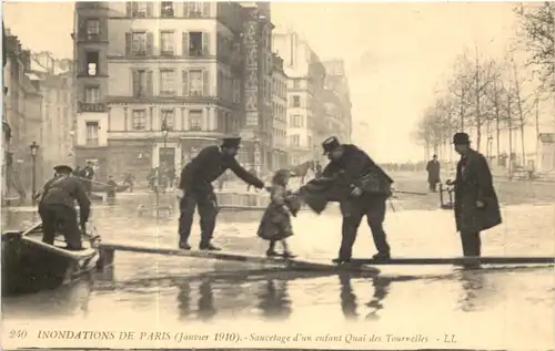 Paris - La Crue de la Seine 1910 -697834