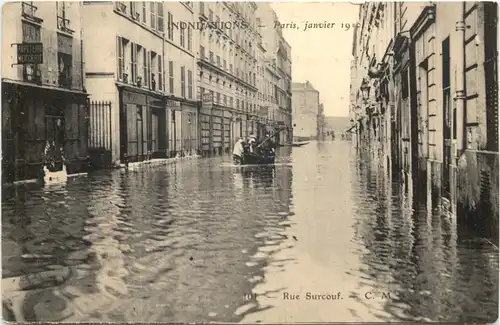Paris - La Crue de la Seine 1910 -697840