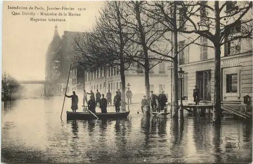 Paris - La Crue de la Seine 1910 -697824