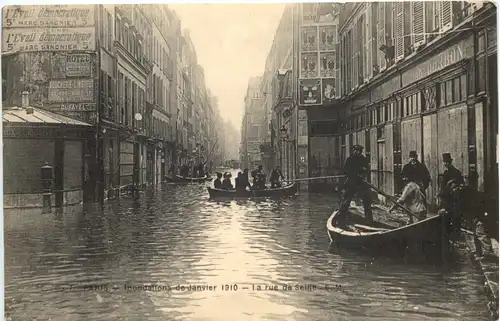 Paris - La Crue de la Seine 1910 -697844