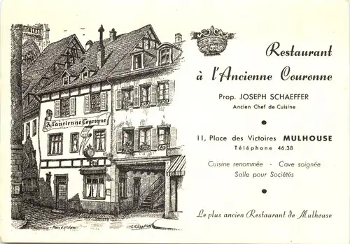 Mulhouse - Restaurant a l Ancienne Couronne -697912