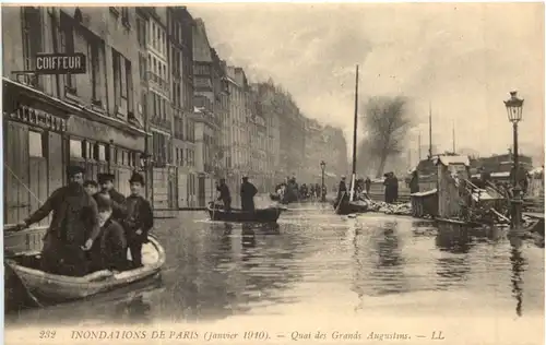 Paris - La Crue de la Seine 1910 -697856