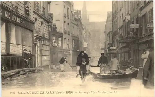 Paris - La Crue de la Seine 1910 -697854