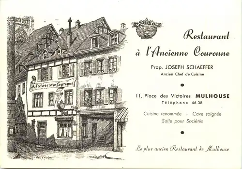 Mulhouse - Restaurant a l Ancienne Couronne -697910