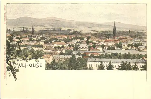 Mulhouse - Litho -697954