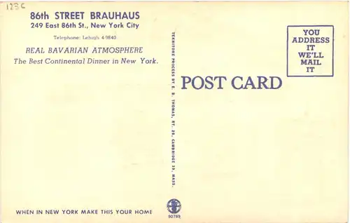 New York - Greetings form 86th St. Brauhaus -698050