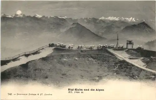 Rigi-Kulm und die Alpen -698082