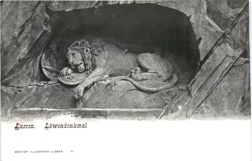 Luzern - Löwendenkmal -698118