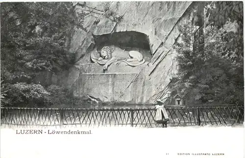 Luzern - Löwendenkmal -698116
