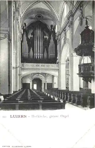 Luzern - Hofkirche grosse Orgel -698162