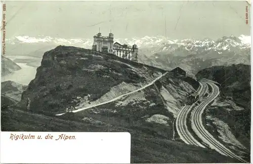 Rigikulm und die Alpen -698086