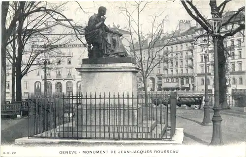 Geneve - Monument de Jean-Jacques Rousseau -698308