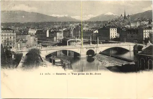 Geneve - Vue prise de St. Jean -698296