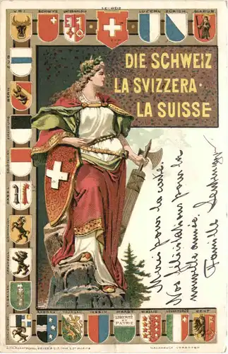 Die Schweiz - La Suisse - Litho -698378