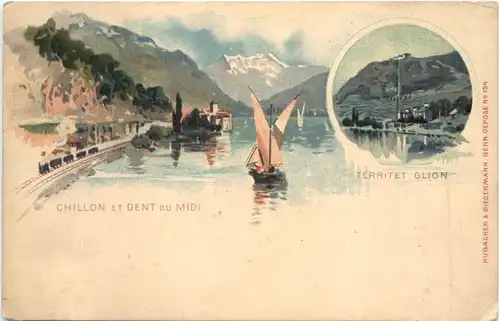 Territet Glion Litho -698508