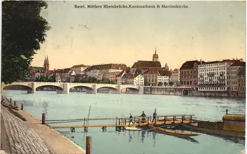 Basel - Mittlere Rheinbrücke -698498
