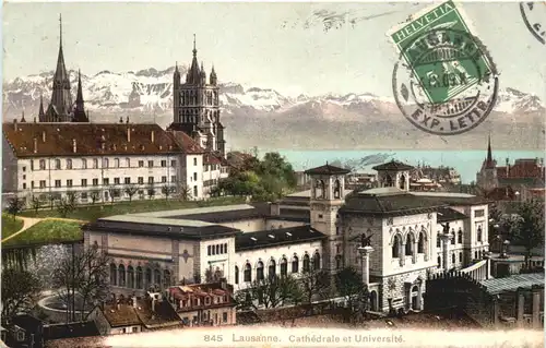 Lausanne - Cathedrale et Universite -698490