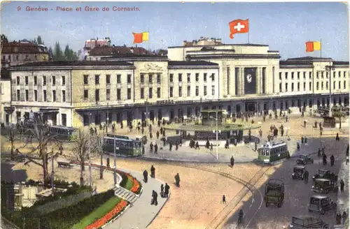 Geneve - Place et Gare de Cornavin -698462