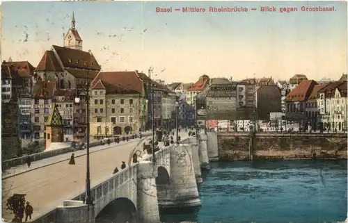 Basel - Mittlere Rheinbrücke -698624