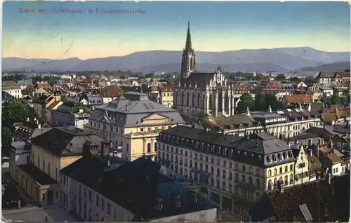 Basel mit Stadttheater -698644