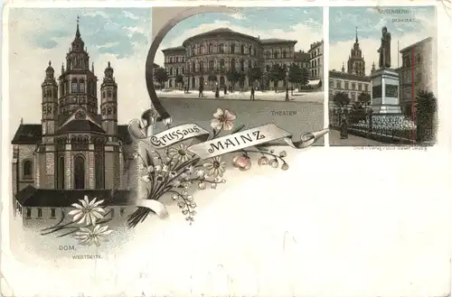 Gruss aus Mainz - Litho -698812