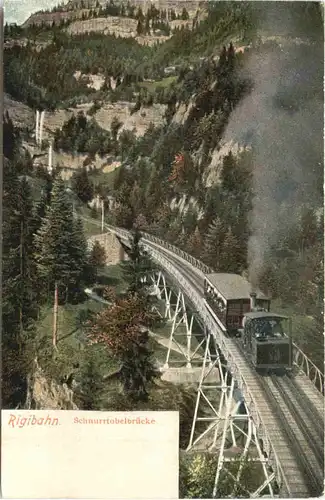 Rigibahn - Schnurrtobelbrücke -698674