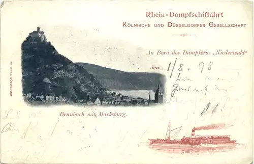 Rhein Dampfschiffahrt - Dampfer Niederwald -698816