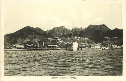Aden - Ships in harbour -698694