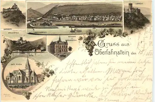 Gruss aus Oberlahnstein - Litho -698834