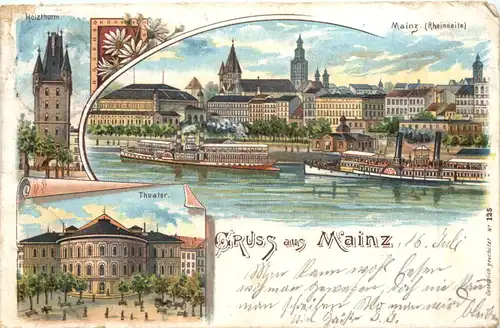 Gruss aus Mainz - Litho -698876