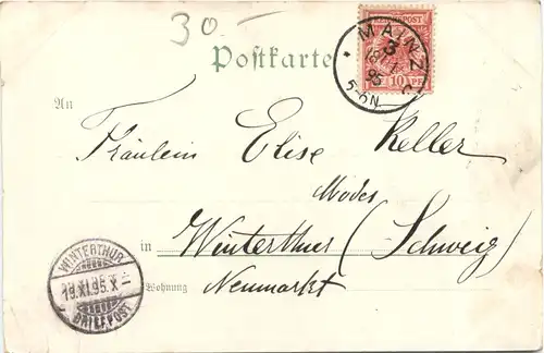 Gruss aus Mainz - Litho -698890