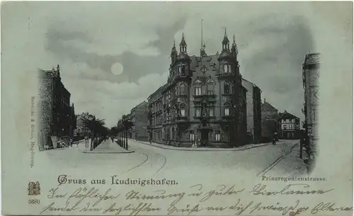 Gruss aus Ludwigshafen - Prinzregentenstrasse -698958