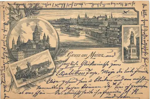 Gruss aus Mainz - Vorläufer 1894 -698954