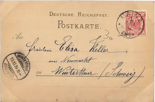 Gruss aus Mainz - Vorläufer 1894 -698954