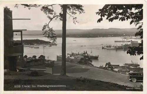 Oslo - Utsigt fra Ekebergrestauranten -699040