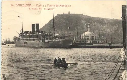 Barcelona - Puerto y Fuerte de Montjuich -699034