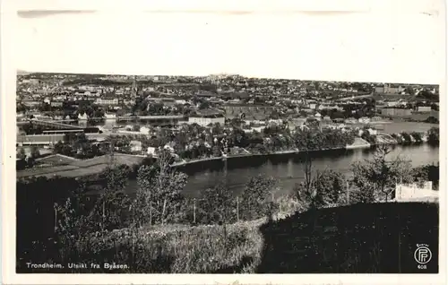 Trondheim - Utsigt fra Byasen -699044