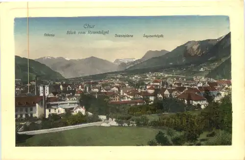 Chur - Blick vom Rosenhügel -699112