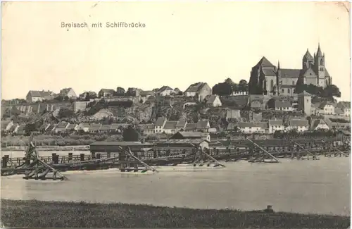 Breisach mit Schiffbrücke -699166