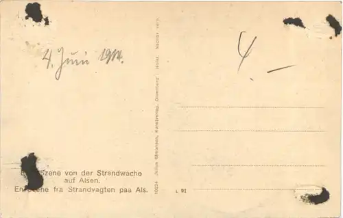Szene von der Strandwache auf Alsen Als -699064