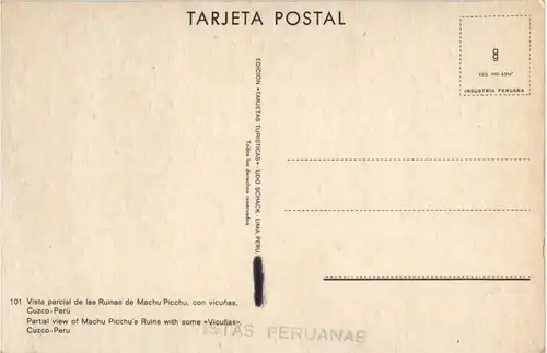 Peru - Machu Picchu -52004