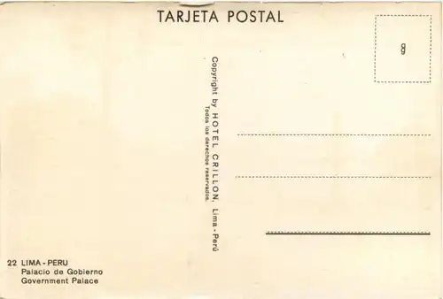 Lima - Palacio de Gobierno -219662