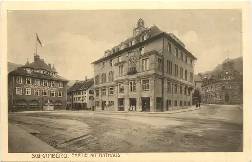 Schramberg - Partie mit Rathaus -699358