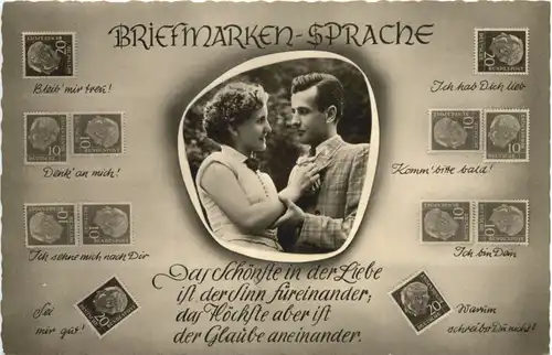 Briefmarkensprache -699464