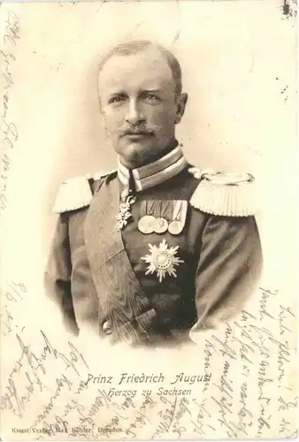 Prinz Friedrich August - Herzog zu Sachsen -699822