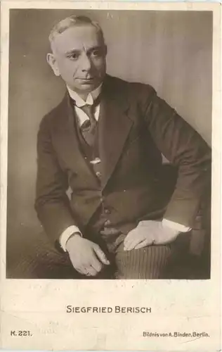 Siegfried Berisch - Schauspieler -699846