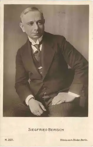 Siegfried Berisch - Schauspieler -699844